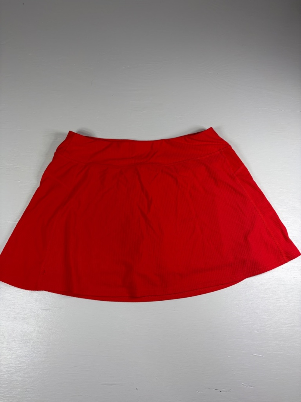 Apana women’s athletic skirt golf skirt with built-in shorts, red size M